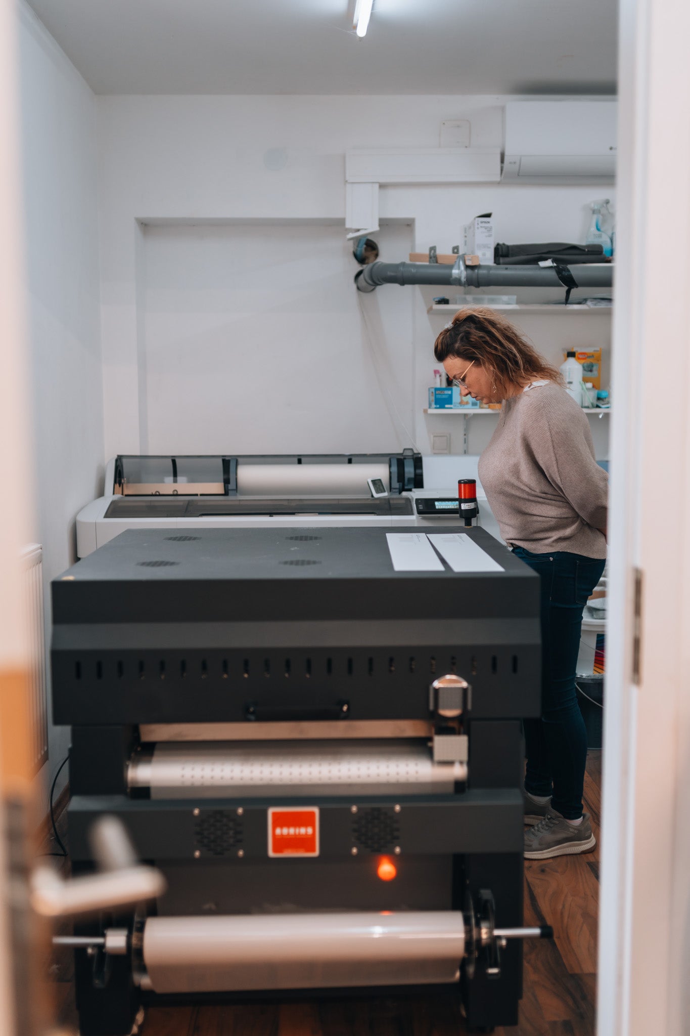 DTF Drucker druckt Transferfolien für die individuelle Textilveredelung bei Top Textil